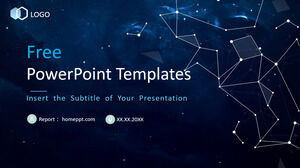 Starry Sky Business PowerPoint Templates