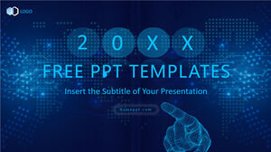 Information Technology Theme PowerPoint Templates