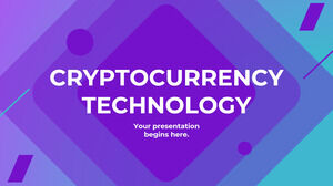 Modèles PowerPoint de technologie de crypto-monnaie