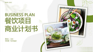 Business plan of catering project ppt template