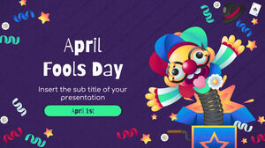 April Fools Day Free Presentation Background Design for Google Slides themes and PowerPoint Templates