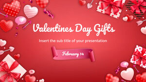 هدايا عيد الحب تصميم خلفية عرض تقديمي مجاني لموضوعات العروض التقديمية من Google وقوالب PowerPoint