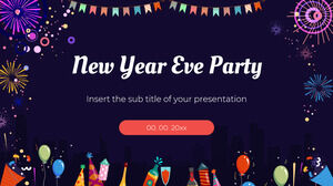 New Year Eve Party PowerPoint Template and Free Google Slides Theme – Presentation Background Design