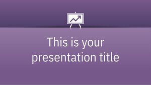 Șablon Powerpoint gratuit pentru Purple Professional