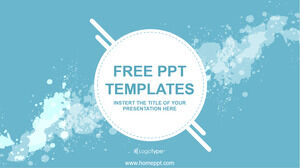 Template Powerpoint Gratis untuk Ocean Blue