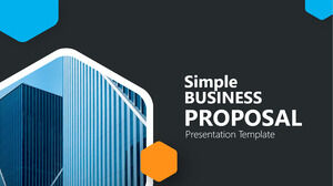 Darmowy szablon Powerpoint dla próbki propozycji biznesowej