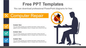 Free Powerpoint Template for Computer Bug Recovery