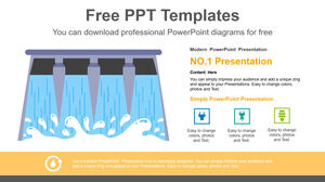 Free Powerpoint Template for Water Power Energy