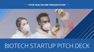 Pitch deck pentru startup biotehnologie. Șablon PPT gratuit și temă Google Slides