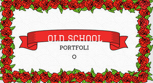 Old School Portfolio. Free PPT & Google Slides Theme