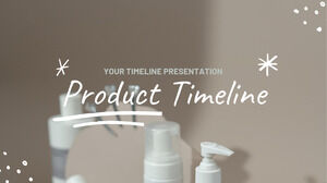 产品时间表。 免费 PPT 模板和 Google 幻灯片主题
