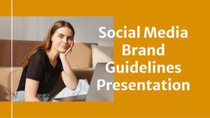 Руководство по использованию бренда в социальных сетях. Бесплатный шаблон PPT и тема Google Slides