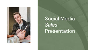 Penjualan Media Sosial. Template PPT Gratis & Tema Google Slides