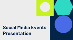 Social-Media-Events. Kostenlose PPT-Vorlage und Google Slides-Design