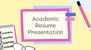 Academic Resume. Free PPT Template & Google Slides Theme