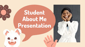 私についての学生。 無料の PPT テンプレートと Google スライドのテーマ