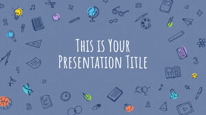 Education Sketchnotes. Free PowerPoint Template & Google Slides Theme