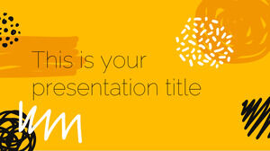 Coretan Kreatif. Templat PowerPoint Gratis & Tema Google Slide