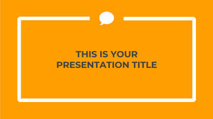 Orange Professionnel. Modèle PowerPoint gratuit et thème Google Slides