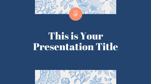 Stilvoll botanisch. Kostenlose PowerPoint-Vorlage und Google Slides-Design