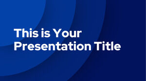 ศูนย์กลางสีน้ำเงิน เทมเพลต PowerPoint และ Google Slides Theme ฟรี