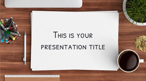 Meja Fotografi. Templat PowerPoint Gratis & Tema Google Slide