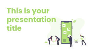 Commercialisation verte. Modèle PowerPoint gratuit et thème Google Slides