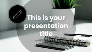 쿨 서클. 무료 PowerPoint 템플릿 및 Google 슬라이드 테마