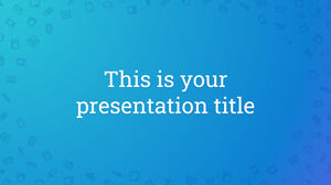 Work Icon Pattern. Free PowerPoint Template & Google Slides Theme