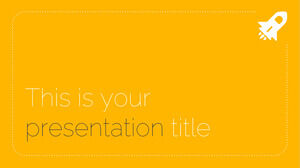 Kuning Modern. Templat PowerPoint Gratis & Tema Google Slide