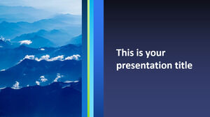 Синий официальный бизнес. Бесплатный шаблон PowerPoint и тема Google Slides