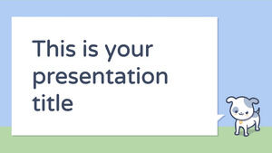 Hewan Peliharaan Lucu. Templat PowerPoint Gratis & Tema Google Slide