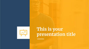 Deck de campo elegante. Modelo gratuito do PowerPoint e tema do Google Slides