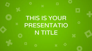 Green Maths. Free PowerPoint Template & Google Slides Theme
