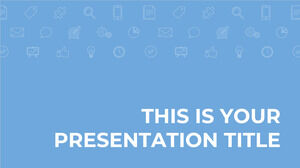 Corporativa Azul. Modelo gratuito do PowerPoint e tema do Google Slides