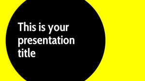 Neon Yellow. Free PowerPoint Template & Google Slides Theme
