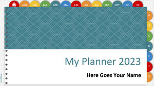 Teacher Digital Planner – 2023 年 1 月から 12 月のバージョン。