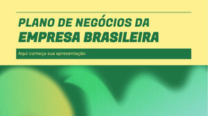 Brasilianischer Konzern-Geschäftsplan