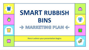 Piano di marketing per bidoni della spazzatura intelligenti