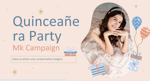 Quinceanera Party MK-Kampagne