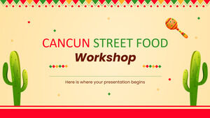 Workshop sul cibo di strada di Cancún