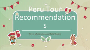Recomandări Tur Peru Multifuncțional