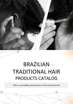 Brazilian Traditional Hair Products Catalog