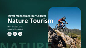 Üniversite Seyahat İşletmeciliği: Doğa Turizmi