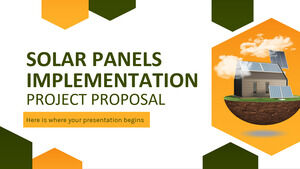 Proposta de Projeto de Implementação de Painéis Solares