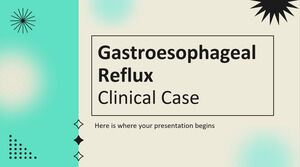 Klinischer Fall von gastroösophagealem Reflux