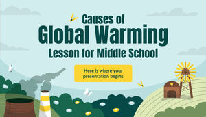 Causes of Global Warming Lesson for Middle School