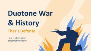 Duotone الحرب وأطروحة التاريخ الدفاع
