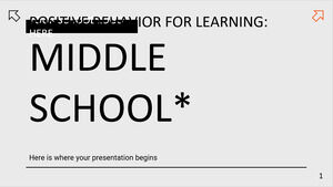 Positive Behavior for Learning: Middle School