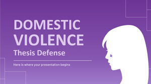 Obrona tezy o przemocy domowej